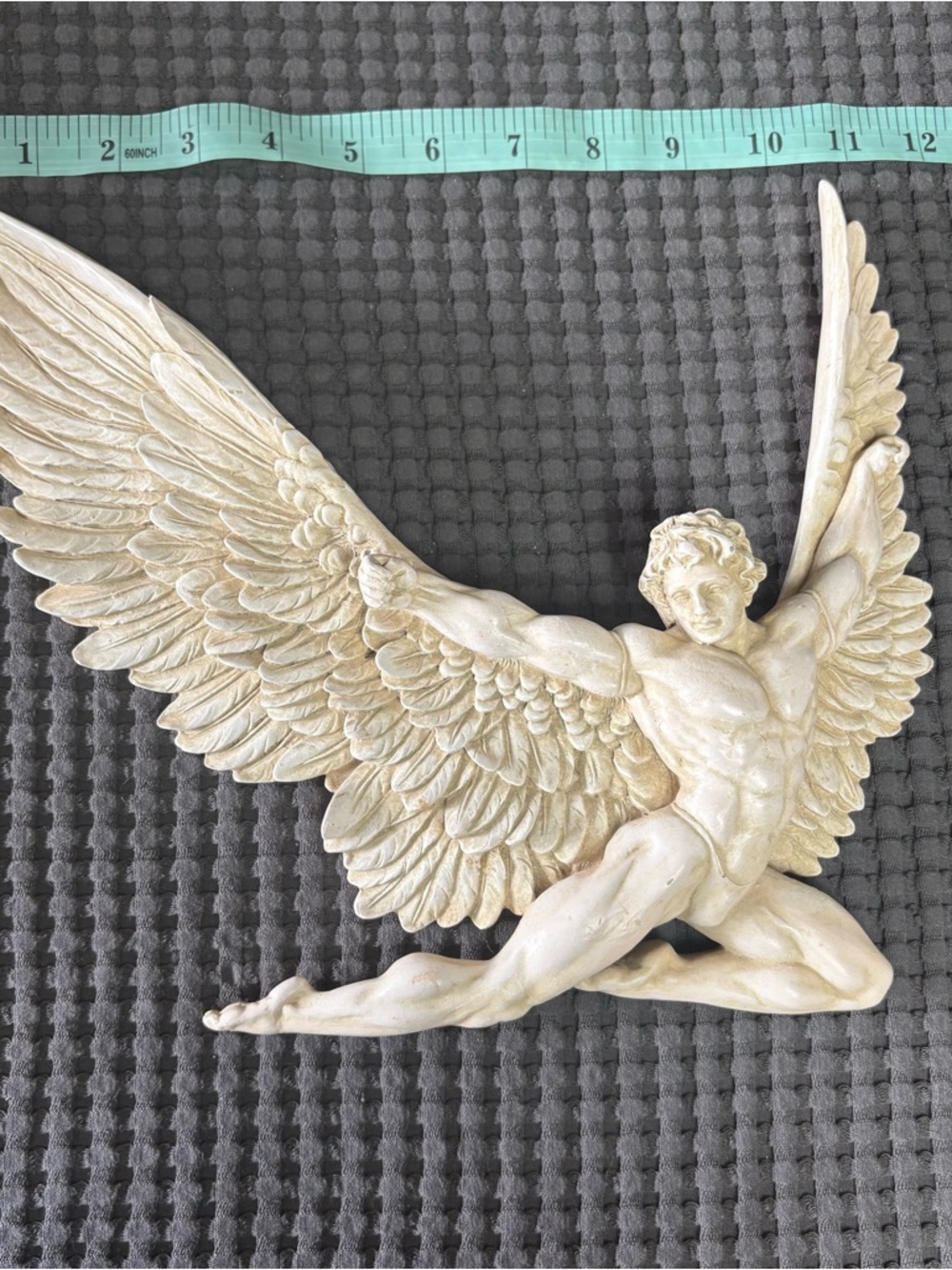 Toscano Icarus Wall Sculpture, Greek Mythology, Fallen Angel, Wall Decor - Picture 6 of 7